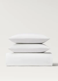 Cotton percale duvet cover for 135/140 cm bed