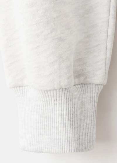 Printed embroidered sweatshirt