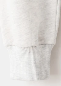 Printed embroidered sweatshirt