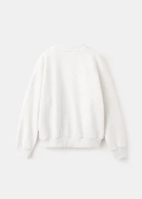 Printed embroidered sweatshirt