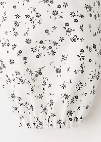 Floral cotton blouse