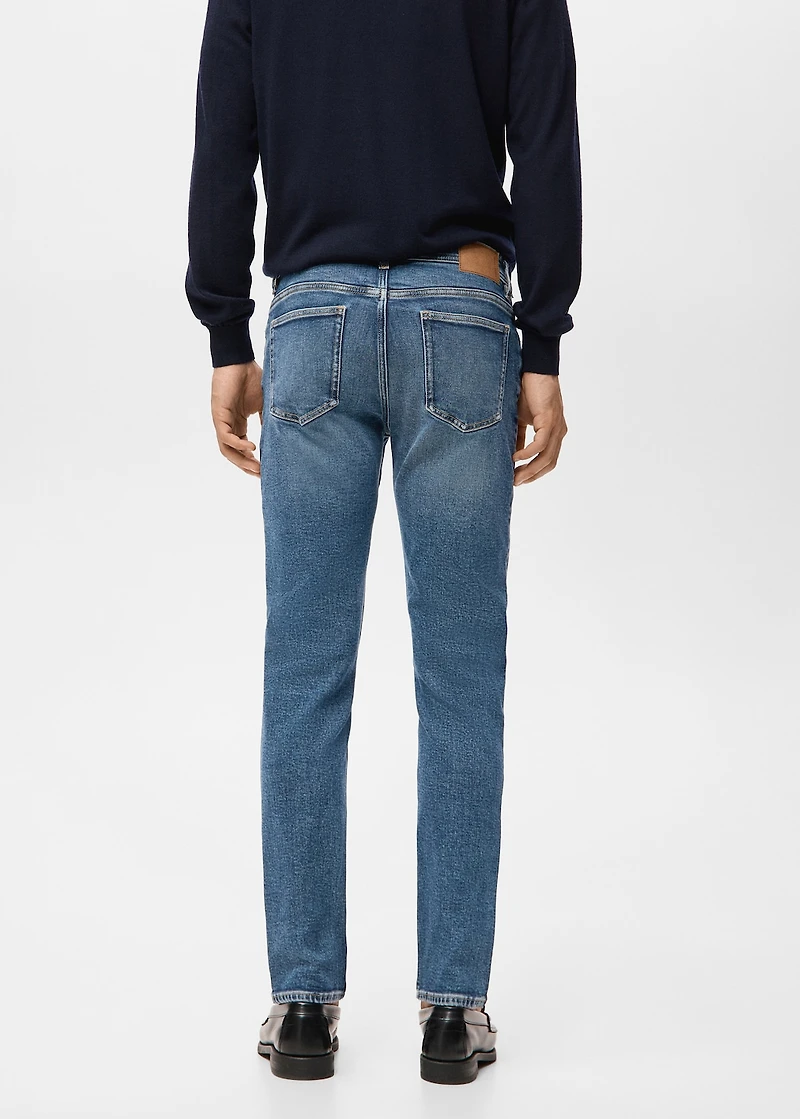 Jan slim-fit faded medium-wash Jeans