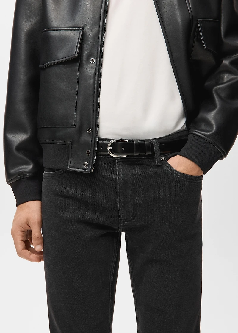 Slim fit black Jan jeans