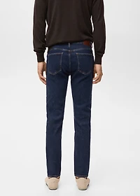 Jan slim-fit dark-wash jeans