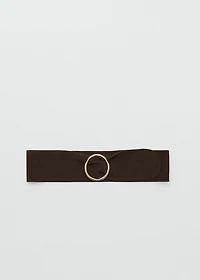 Suede obi belt
