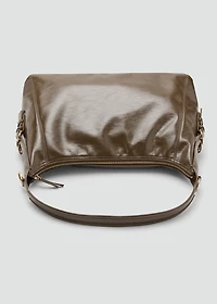 Shoulder bag with buckles detail