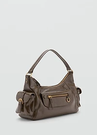 Shoulder bag with pockets