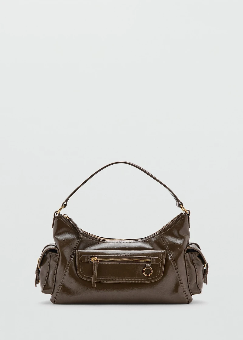 Shoulder bag with pockets