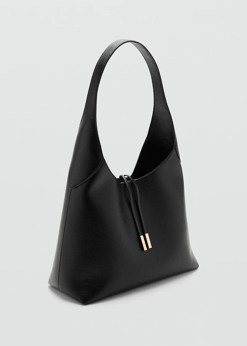 Shoulder bag with metal detail