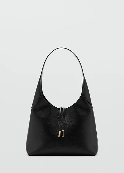 Shoulder bag with metal detail