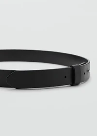 100% leather belt