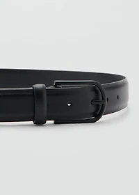 Nappa leather belt