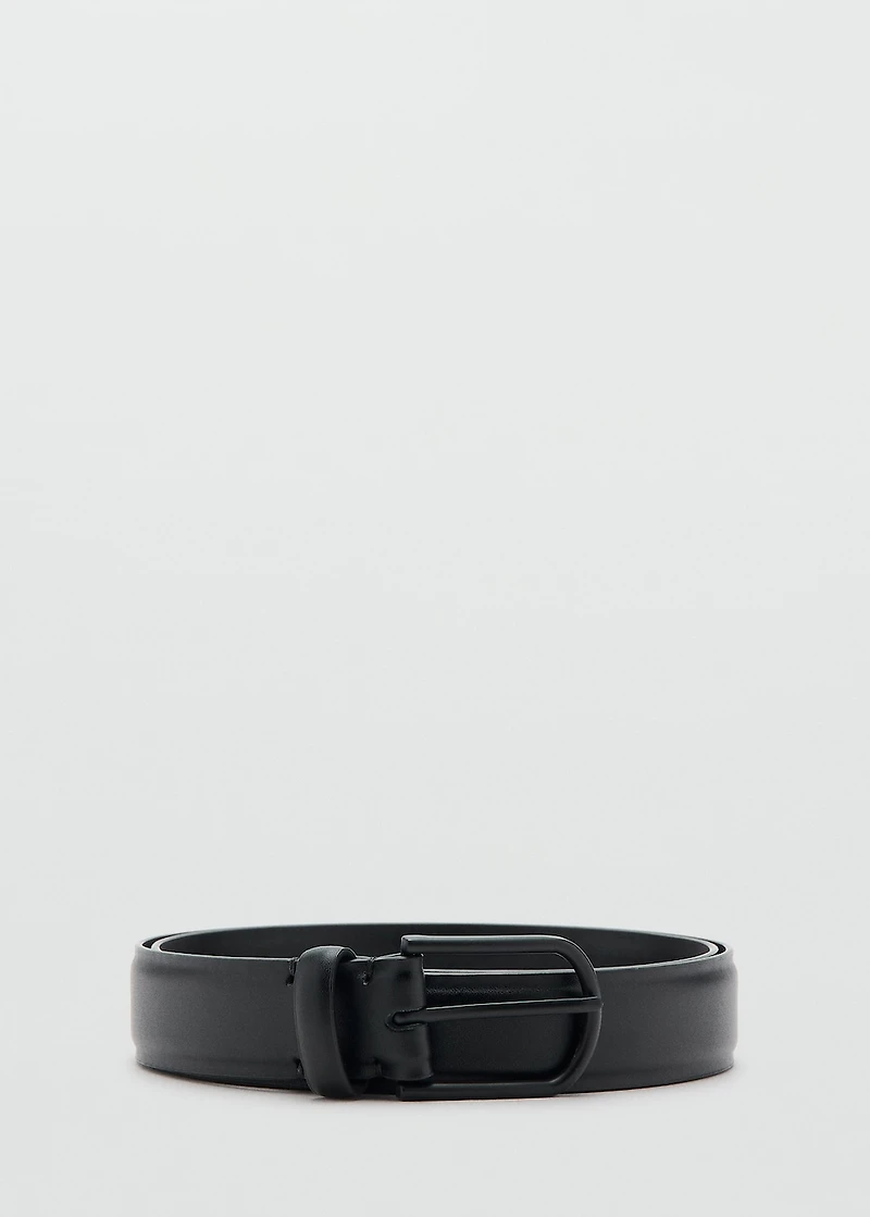 Nappa leather belt