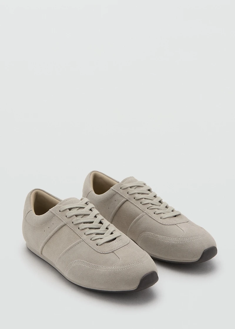 Suede trainers