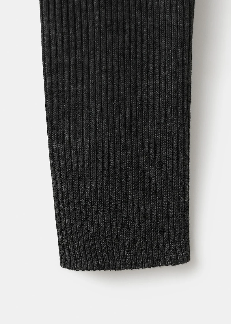 Sweater with asymmetrical turtleneck