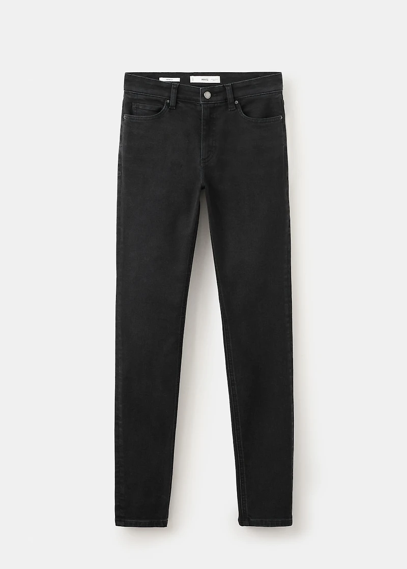 Mid-rise skinny jeans