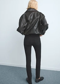 Mid-rise skinny jeans