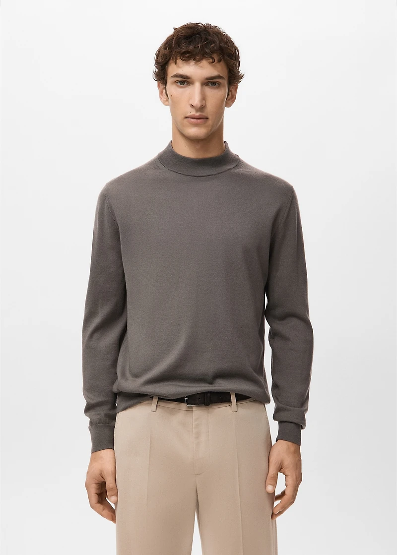 100% wool turtleneck sweater