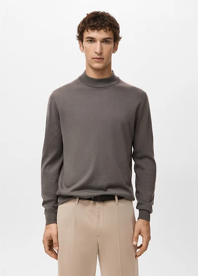 100% wool turtleneck sweater