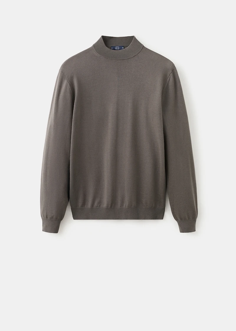 100% wool turtleneck sweater