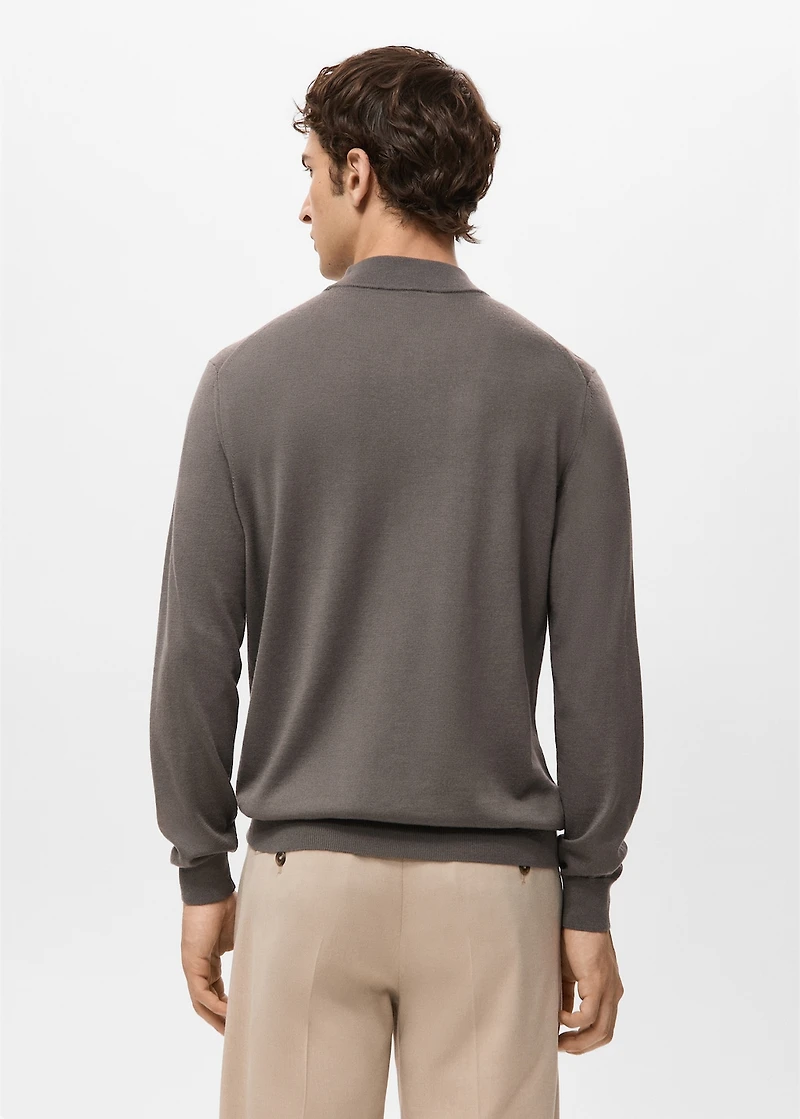 100% wool turtleneck sweater