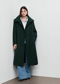 Manteco wool coat with belt