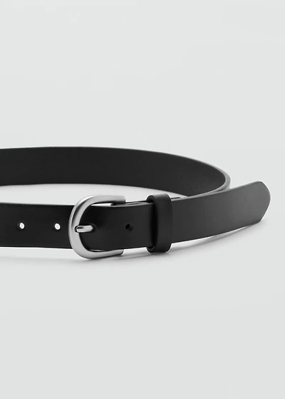 Faux-leather belt