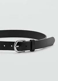 Faux-leather belt