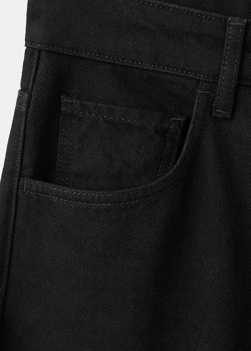 Mid-rise balloon jeans