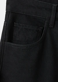 Mid-rise balloon jeans