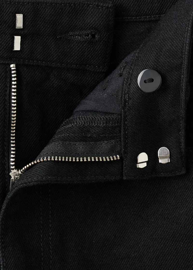 Mid-rise balloon jeans