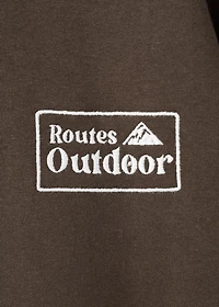 Embroidered cotton sweatshirt