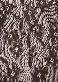 Floral lace stockings