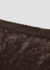 Floral lace stockings