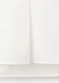 Sleeveless cotton shirt