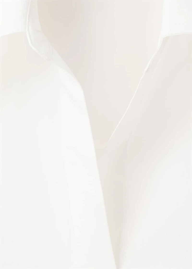 Sleeveless cotton shirt