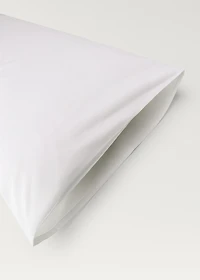 Two cotton percale pillowcases 60x60cm