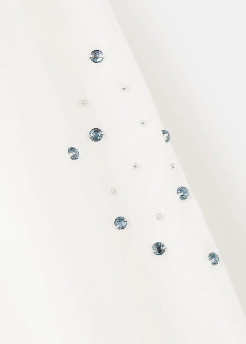 Beaded embroidered blouse