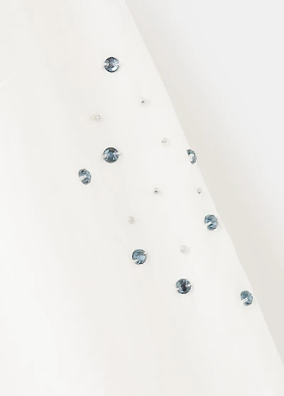 Beaded embroidered blouse