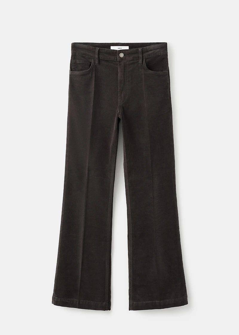 Corduroy flared jeans