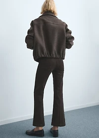 Corduroy flared jeans