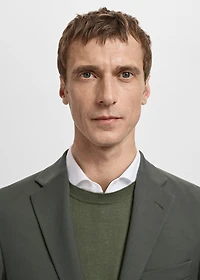 Milan slim-fit suit blazer