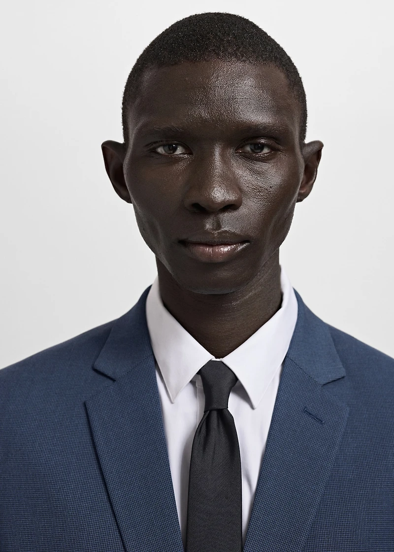 Super slim-fit suit jacket stretch fabric