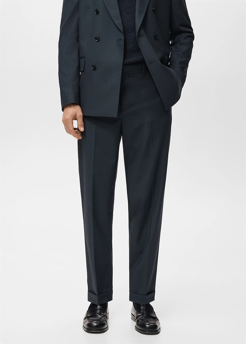 Boston Slim Fit Suit Trousers