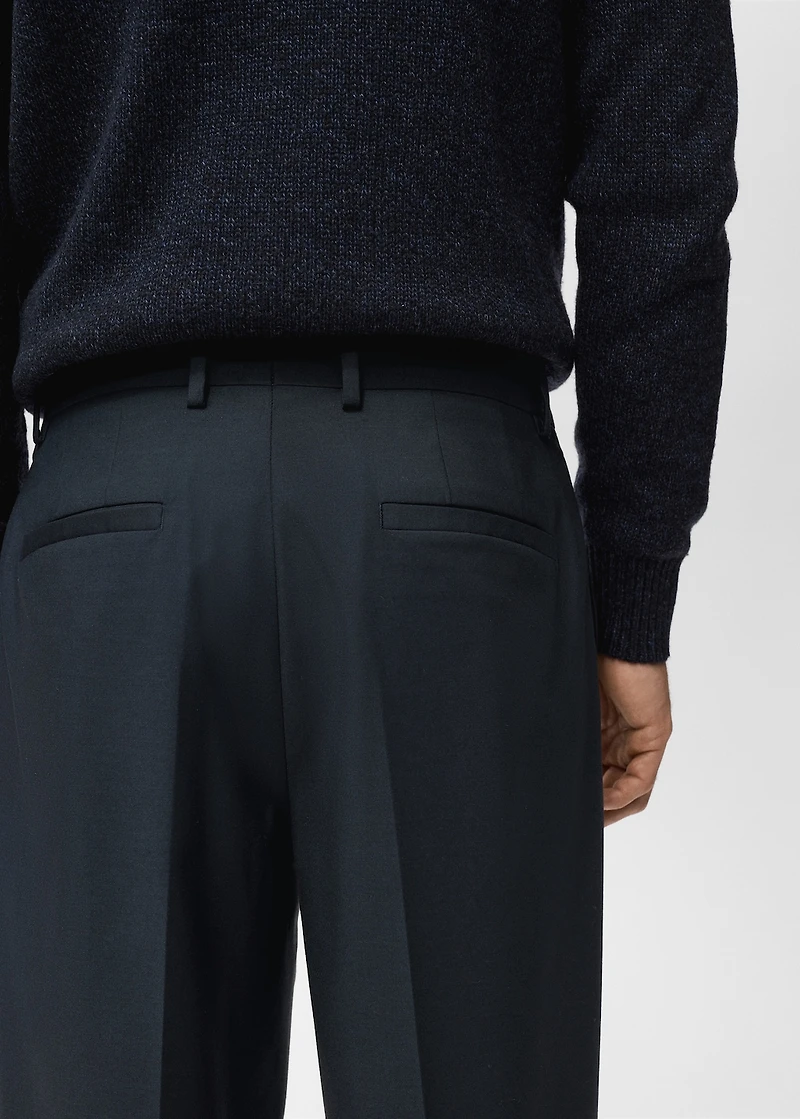 Boston Slim Fit Suit Trousers