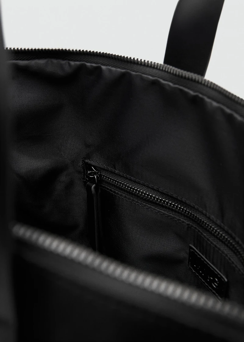 Multi-functional combined leather bag