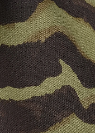 Printed asymmetrical dress