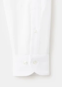 Slim-fit cotton suit shirt