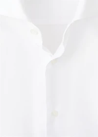 Slim-fit cotton suit shirt