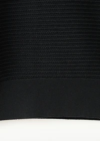 100% Cotton Textured Knit Sweater